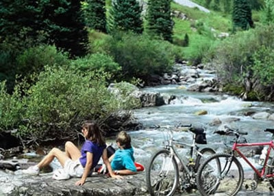mountain biking