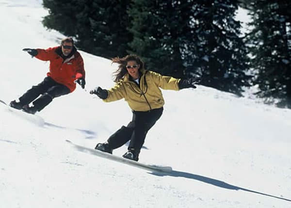 snow boarders