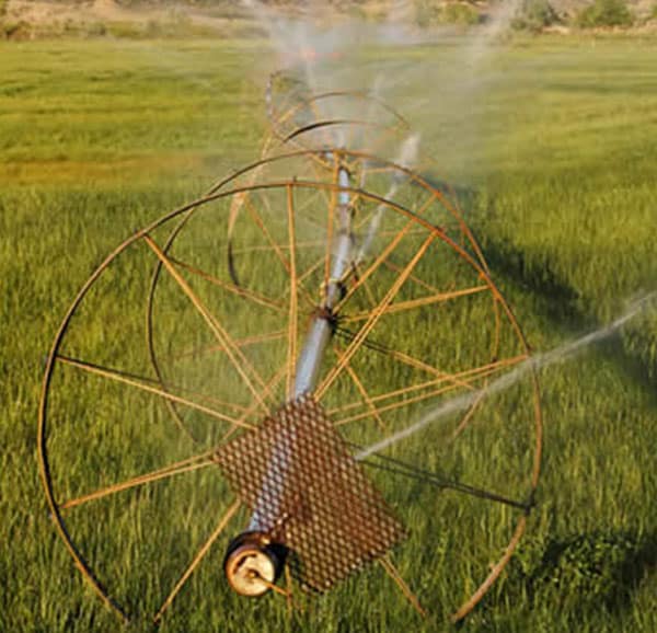 side roll sprinkler