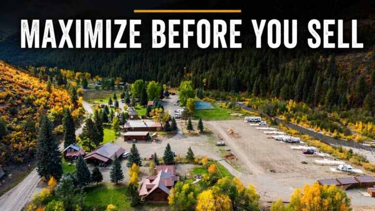 Preparing a real estate business for Sale - RV Park / Outfitting Businesses